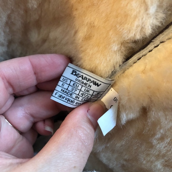 Bearpaw Lauren chocolate sheepskin button boots - Picture 9 of 16